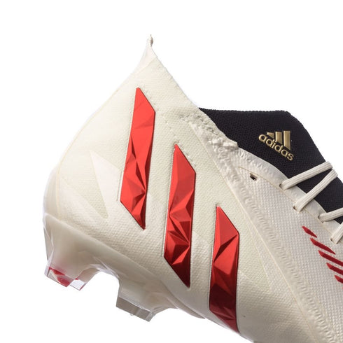 Adidas Predator Edge .1 FG Showdown - Off White/Vivid Red/Gold Metallic