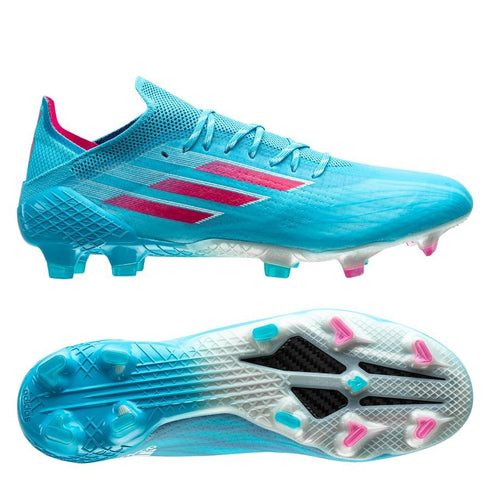 Adidas X Speedflow .1 FG Sapphire Edge - Sky Rush/Shock Pink/Footwear White