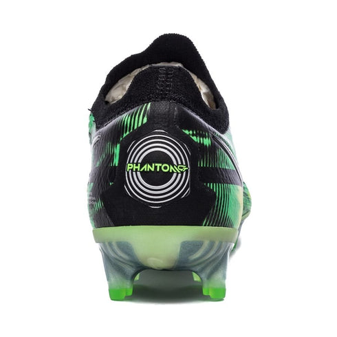 Nike Phantom GT 2 Elite FG Shockwave - Black/Metallic Platinum/Green Strike