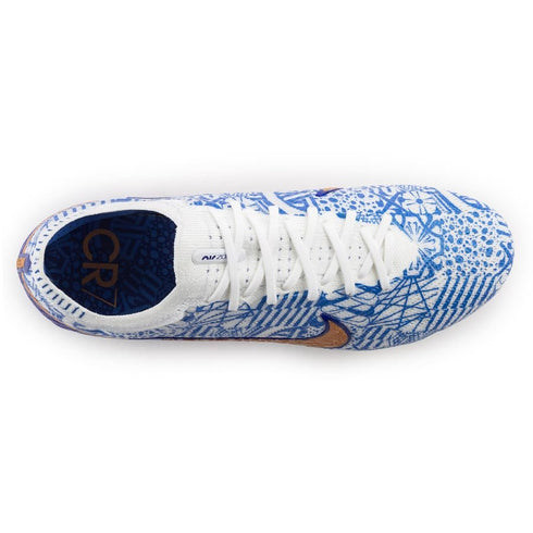 Nike Air Zoom Mercurial Vapor 15 Elite FG CR7 Personal Edition - White/Metallic Copper/Concord