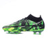 Nike Phantom GT 2 Elite DF FG Shockwave – Black/Metallic Platinum/Green Strike