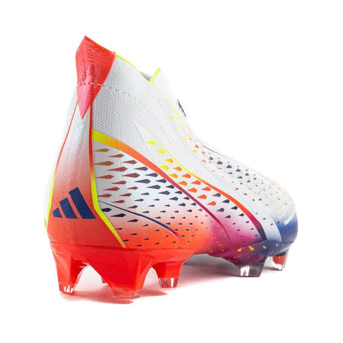 Adidas Predator Edge + FG Al Rihla - Footwear White/Solar Yellow/Power Blue