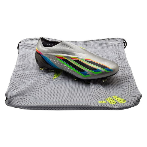 Adidas X Speedportal + FG Beyond Fast - Silver Metallic/Core Black/Solar Yellow