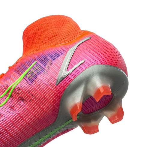 Nike Mercurial Superfly 8 Elite FG Spectrum - Bright Crimson/Metallic Silver