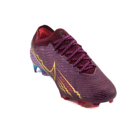 Nike Air Zoom Mercurial Vapor 15 Elite FG Mbappé Personal Edition - Dark Beetroot/Metallic Vivid Gold