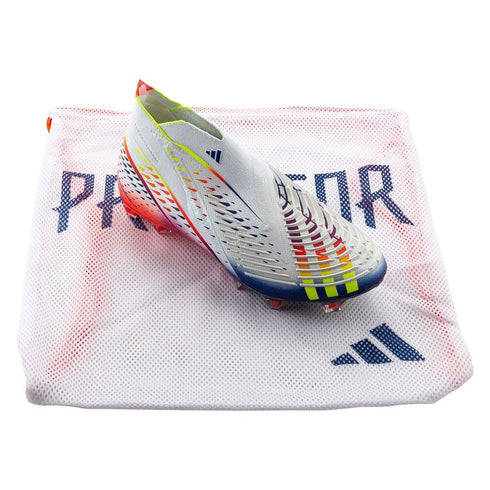 Adidas Predator Edge + FG Al Rihla - Footwear White/Solar Yellow/Power Blue