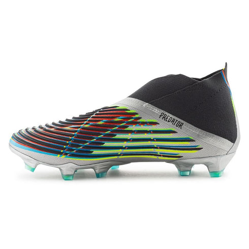 Adidas Predator Edge + FG Beyond Fast - Silver Metallic/Core Black/Solar Green