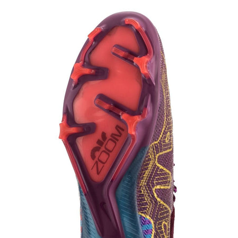 Nike Air Zoom Mercurial Vapor 15 Elite FG Mbappé Personal Edition - Dark Beetroot/Metallic Vivid Gold