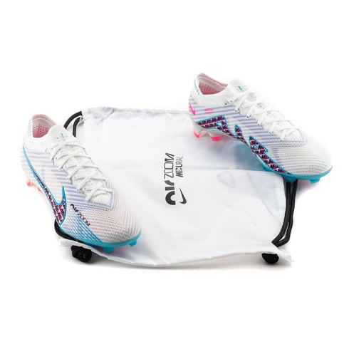 Nike Air Zoom Mercurial Vapor 15 Elite FG Blast - White/Baltic Blue/Pink Blast/Indigo Haze