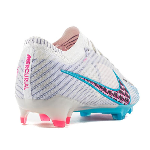 Nike Air Zoom Mercurial Vapor 15 Elite FG Blast - White/Baltic Blue/Pink Blast/Indigo Haze