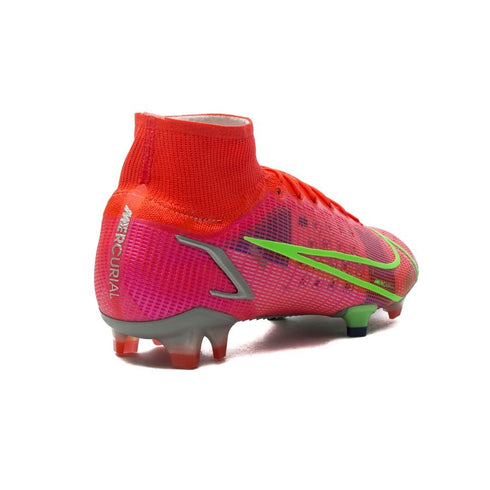 Nike Mercurial Superfly 8 Elite FG Spectrum - Bright Crimson/Metallic Silver