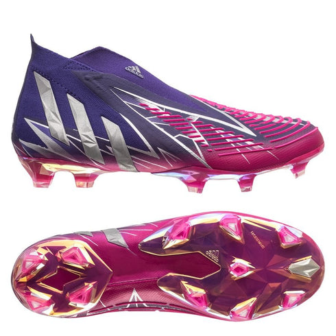 Adidas Predator Edge + FG Champions Code - Team College Purple/Silver Metallic/Shock Pink