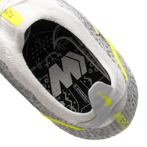 Nike Mercurial Vapor 14 Elite FG Silver Safari - White/Black/Metallic Silver/Volt
