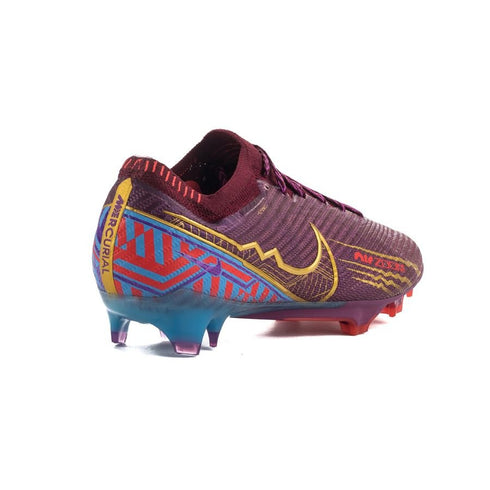 Nike Air Zoom Mercurial Vapor 15 Elite FG Mbappé Personal Edition - Dark Beetroot/Metallic Vivid Gold