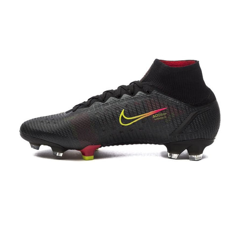 Nike Mercurial Superfly 8 Elite FG Black x Prism - Black/Cyber Yellow/Off Noir