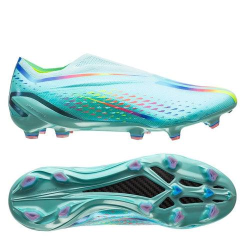 Adidas X Speedportal + FG Al Rihla - Clear Aqua/Solar Red/Power Blue