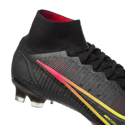 Nike Mercurial Superfly 8 Elite FG Black x Prism - Black/Cyber Yellow/Off Noir