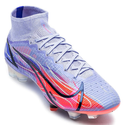 Nike Mercurial Superfly 8 Elite FG KM Flames – Light Thistle/Metallic Silver