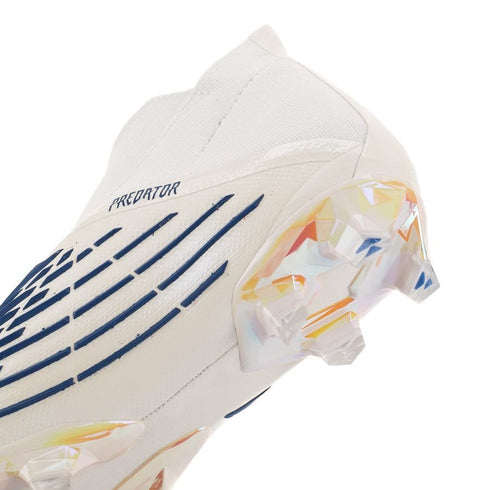 Adidas Predator Edge + FG Diamond Edge - Footwear White/Hi-Res Blue