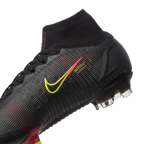 Nike Mercurial Superfly 8 Elite FG Black x Prism - Black/Cyber Yellow/Off Noir