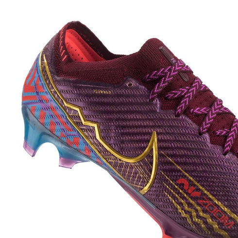 Nike Air Zoom Mercurial Vapor 15 Elite FG Mbappé Personal Edition - Dark Beetroot/Metallic Vivid Gold