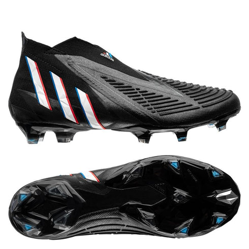 Adidas Predator Edge + FG Edge of Darkness - Core Black/Footwear White/Vivid Red