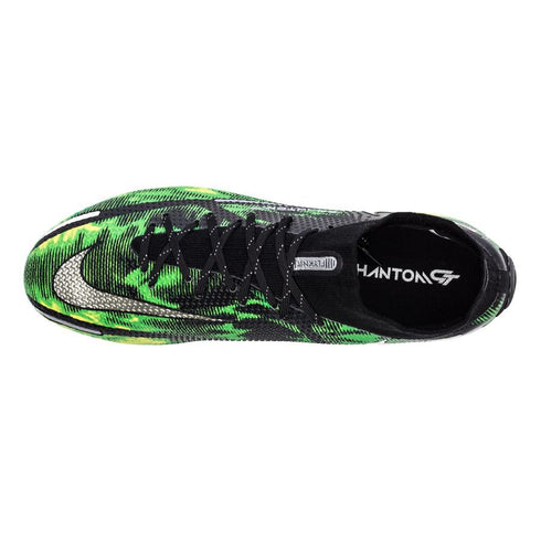 Nike Phantom GT 2 Elite DF FG Shockwave – Black/Metallic Platinum/Green Strike