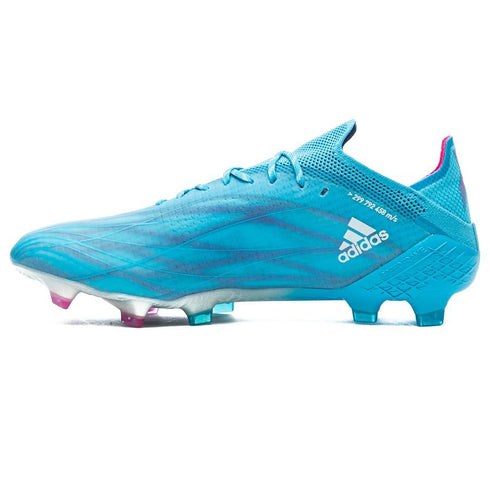 Adidas X Speedflow .1 FG Sapphire Edge - Sky Rush/Shock Pink/Footwear White