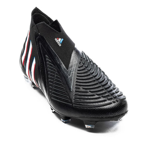 Adidas Predator Edge + FG Edge of Darkness - Core Black/Footwear White/Vivid Red