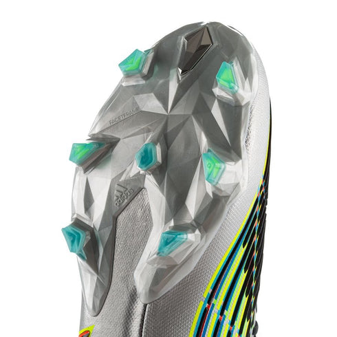 Adidas Predator Edge .1 FG Beyond Fast - Silver Metallic/Core Black/Solar Green