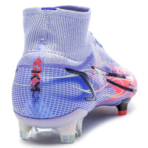 Nike Mercurial Superfly 8 Elite FG KM Flames – Light Thistle/Metallic Silver