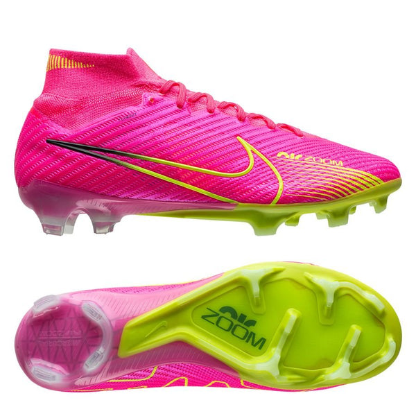 Nike superfly shops cleats pink